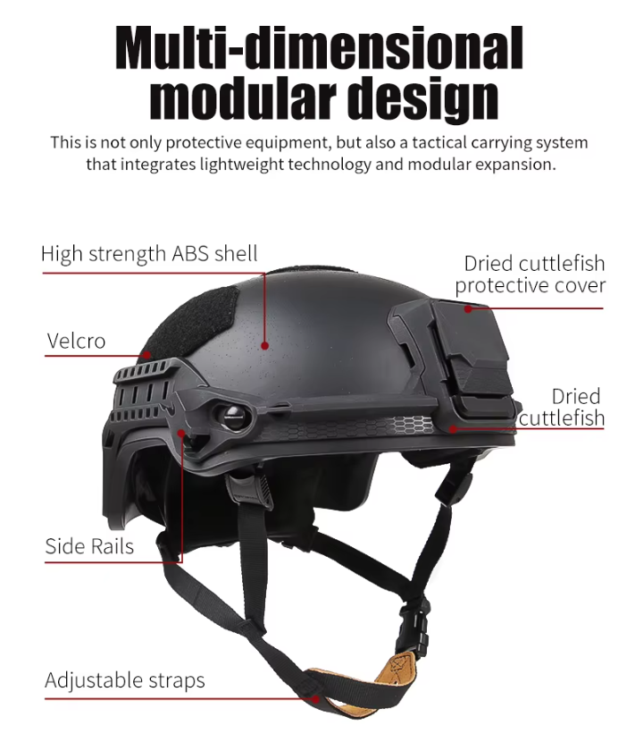 FMA RV A5 High Cut Helmet, Lightweight - For Airsoft & Hunting & Hobby - FMA