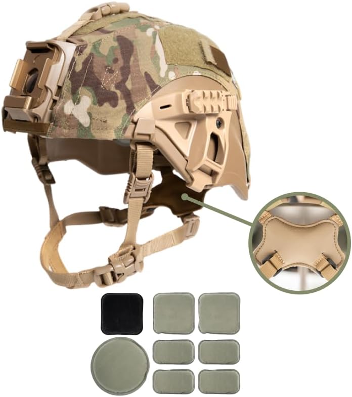 IHPS Helmet with Cover Fast Airsoft Tactical Helmet for Paintball Outdoor Sports Hunting Shooting - FMA