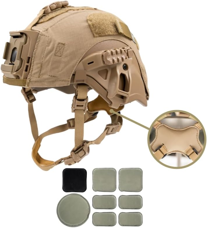 IHPS Helmet with Cover Fast Airsoft Tactical Helmet for Paintball Outdoor Sports Hunting Shooting - FMA