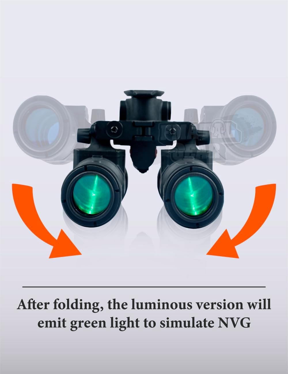 FMA PVS 31 Tactical NVG Dummy Model for Tactical Helmet NVG Mount | Paintball Shooting Hunting - FMA