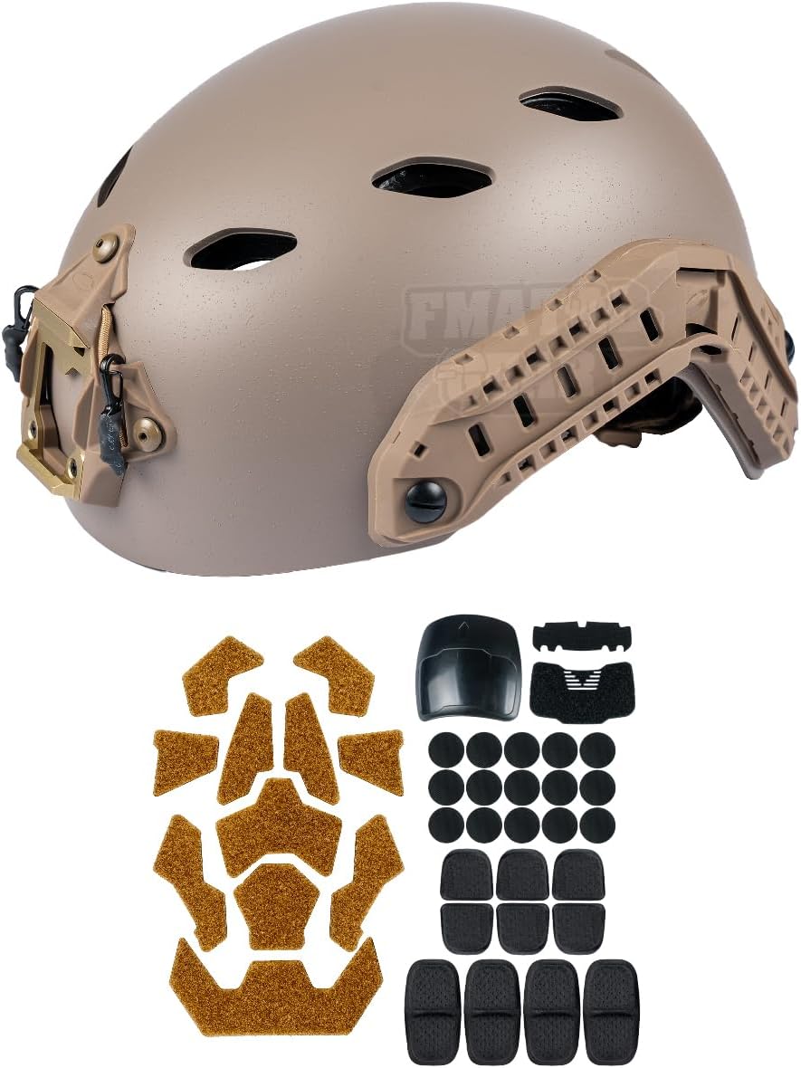 FMA SF Right Angle Vent Hole Fast Helmet ABS for Airsoft Helmets Tactical Helmet Paintball Outdoor Sports Hunting Shooting - FMA