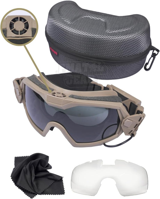 FMA Fan version Cooler Softair Airsoft Glass Regulator Goggles Ski Snowboard Bike Parachute Skydiving - FMA