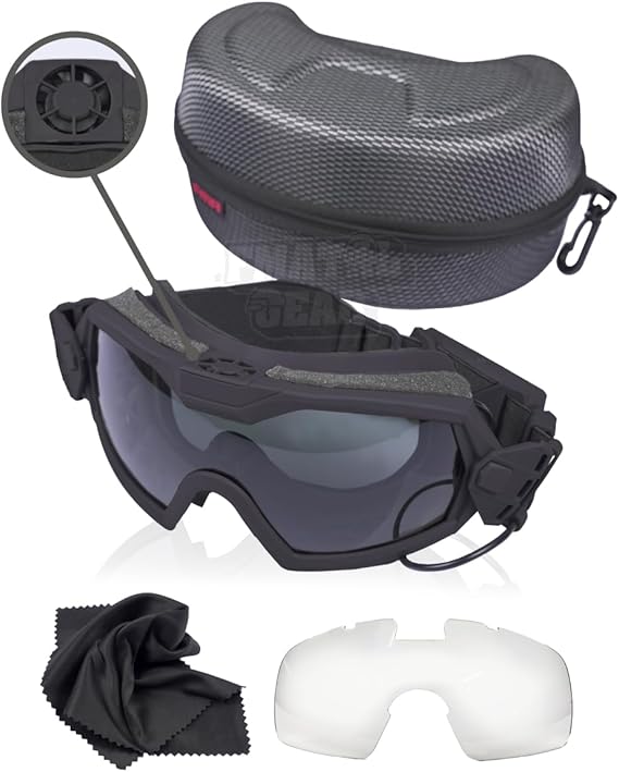 FMA Fan version Cooler Softair Airsoft Glass Regulator Goggles Ski Snowboard Bike Parachute Skydiving - FMA