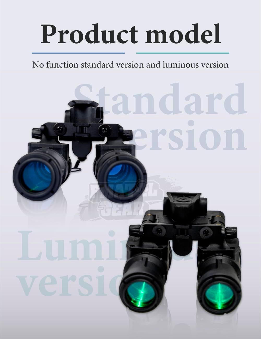 FMA PVS 31 Tactical NVG Dummy Model for Tactical Helmet NVG Mount | Paintball Shooting Hunting - FMA