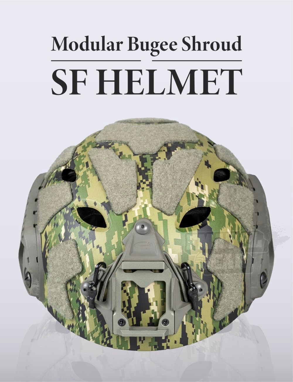 FMA Tactical Helmet NVG Mount Modular Bungee Shroud Sports Camera Bracket Base | for Dummy NVG Sports Camera | Paintball | Airsoft Helmet Accessories