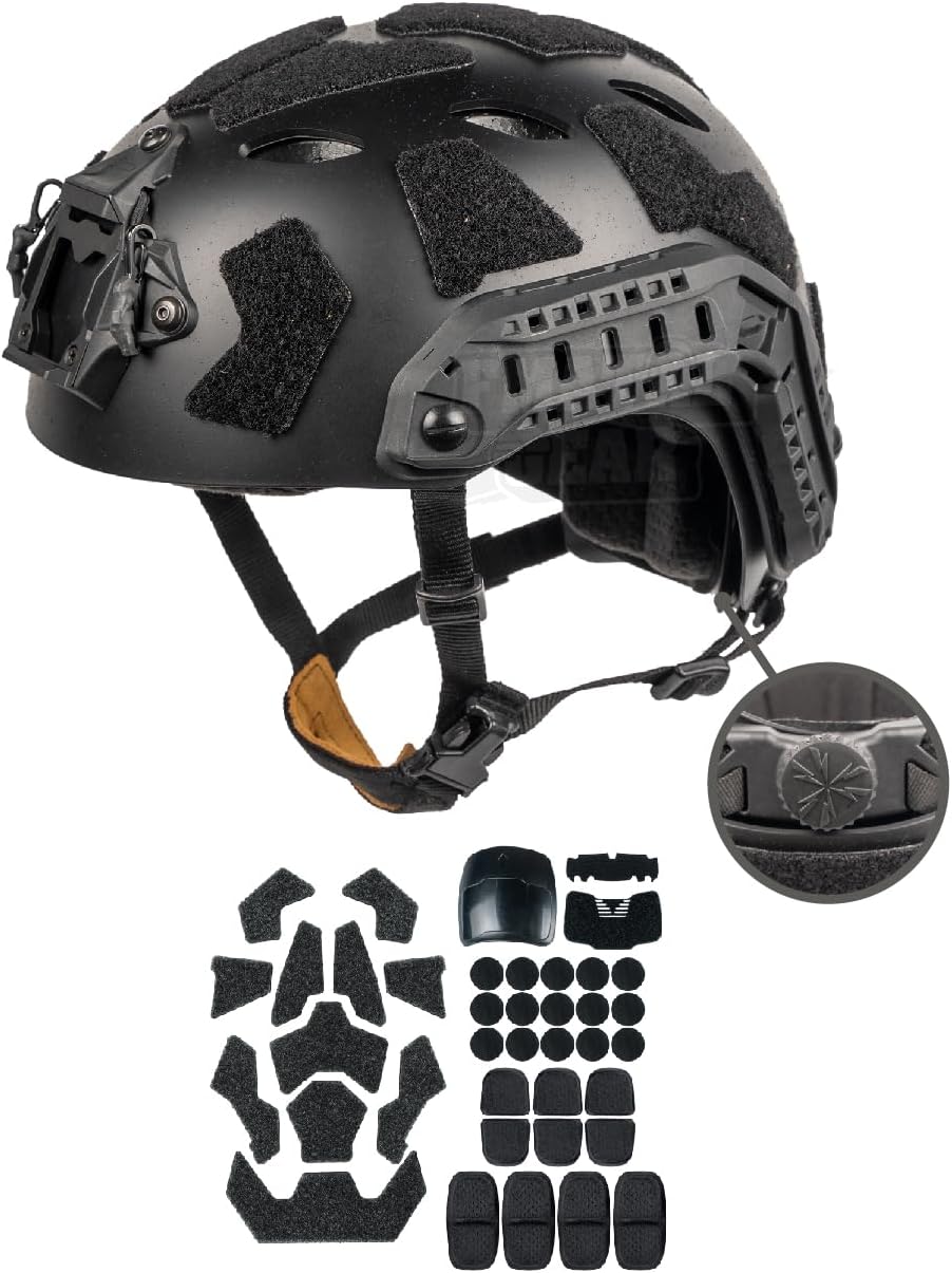 FMA SF Right Angle Vent Hole Fast Helmet ABS for Airsoft Helmets Tactical Helmet Paintball Outdoor Sports Hunting Shooting - FMA