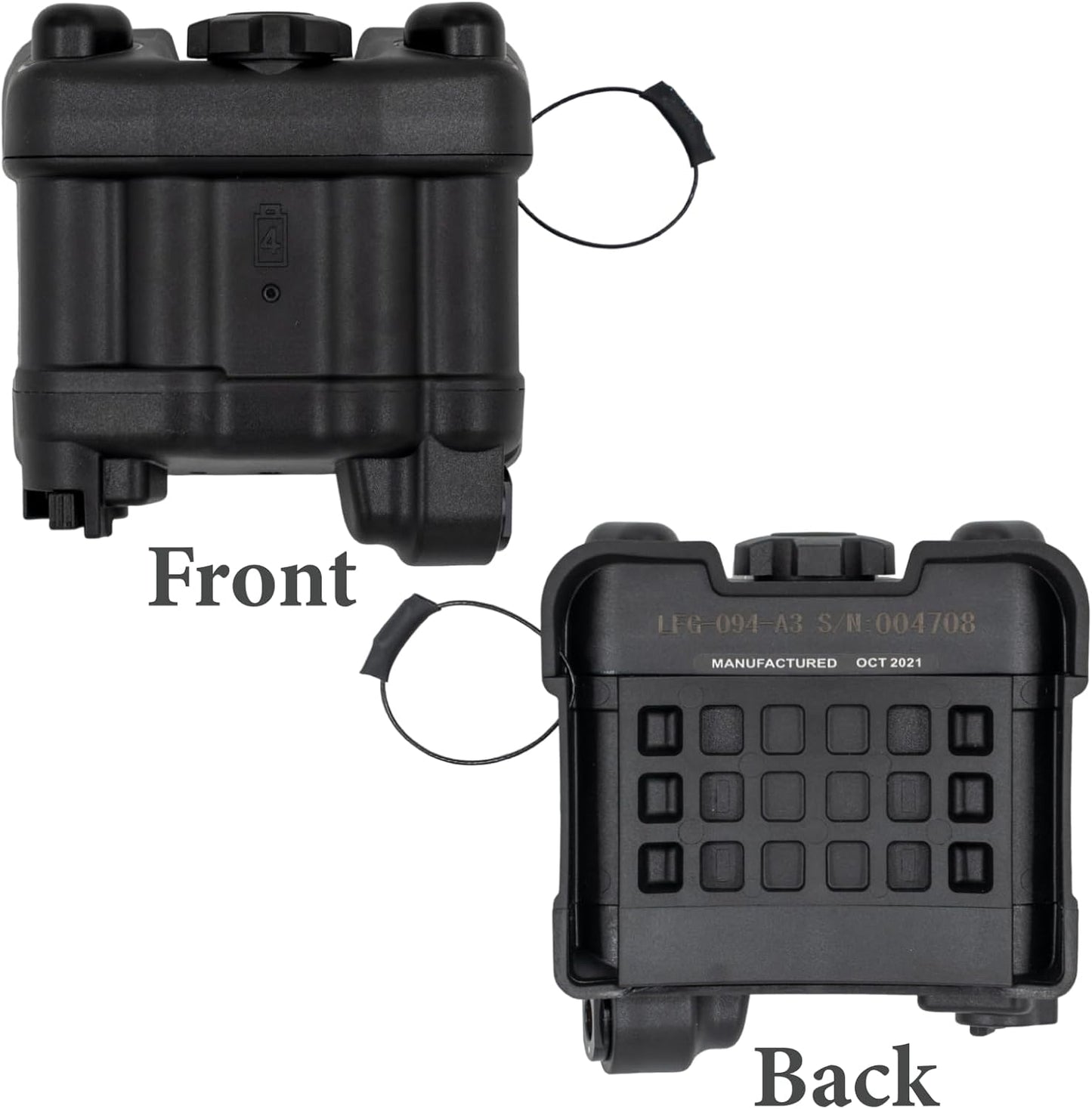 FMATAL GEAR PVS 31 NVG Battery Pack Case with Function for Tactical Helmet NVG Paintball Airsoft Shooting Hunting Training