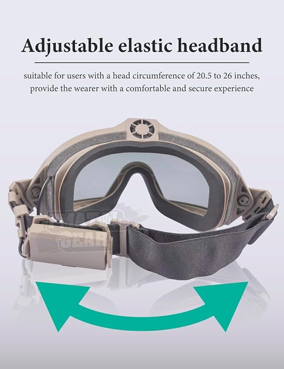 FMA Fan version Cooler Softair Airsoft Glass Regulator Goggles Ski Snowboard Bike Parachute Skydiving - FMA