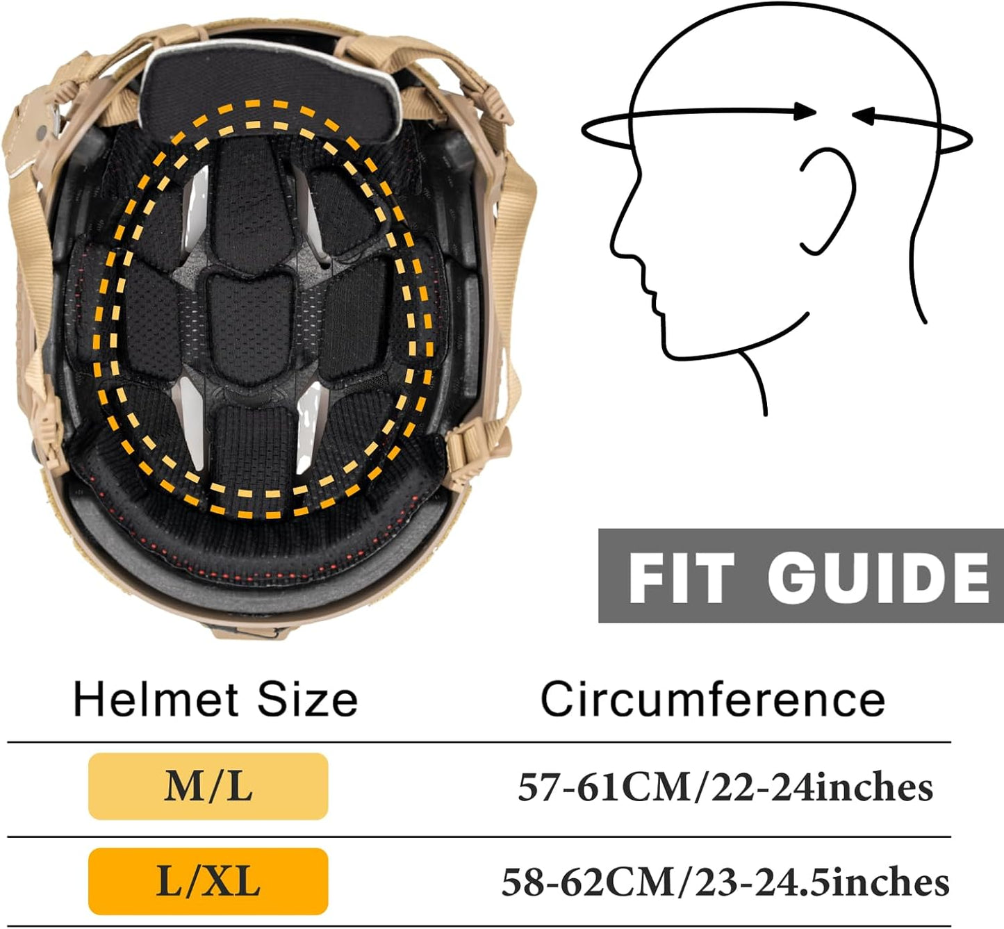 FMA CM Bump Helmet Fast Airsoft Tactical Helmet for Paintball Outdoor Sports Hunting Shooting - FMA