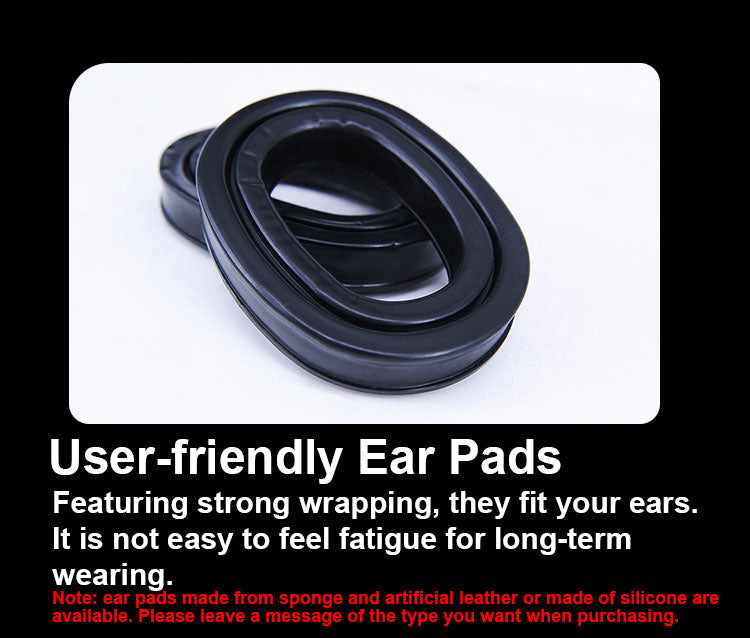 FCS C3 Silicone Ear Protection Headset Tactical Headset Pickup Noise Reduction Headphone for Helmet - FMA