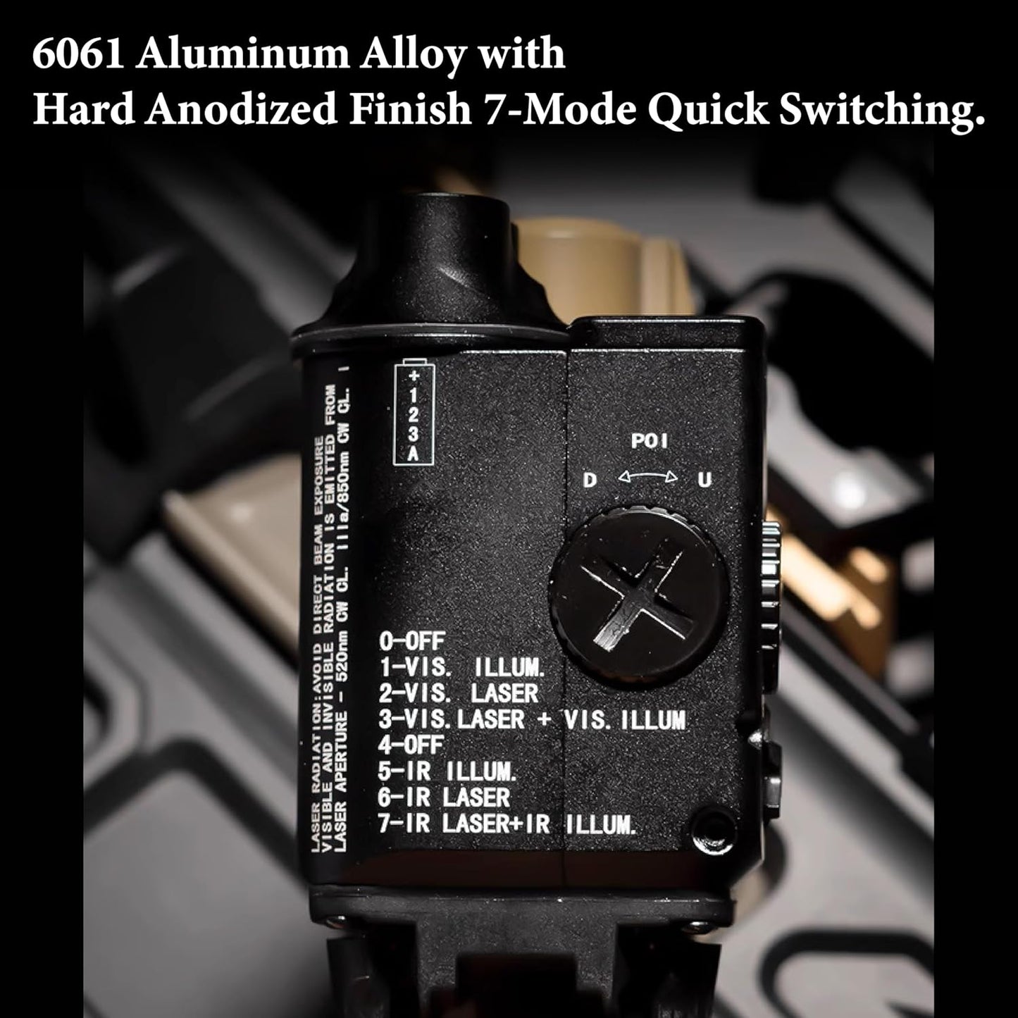 XVL2 Light IR Laser + IR Illum + Red Laser + White LED Flashing Sight for AEG GBB CQB Cosplay | Display