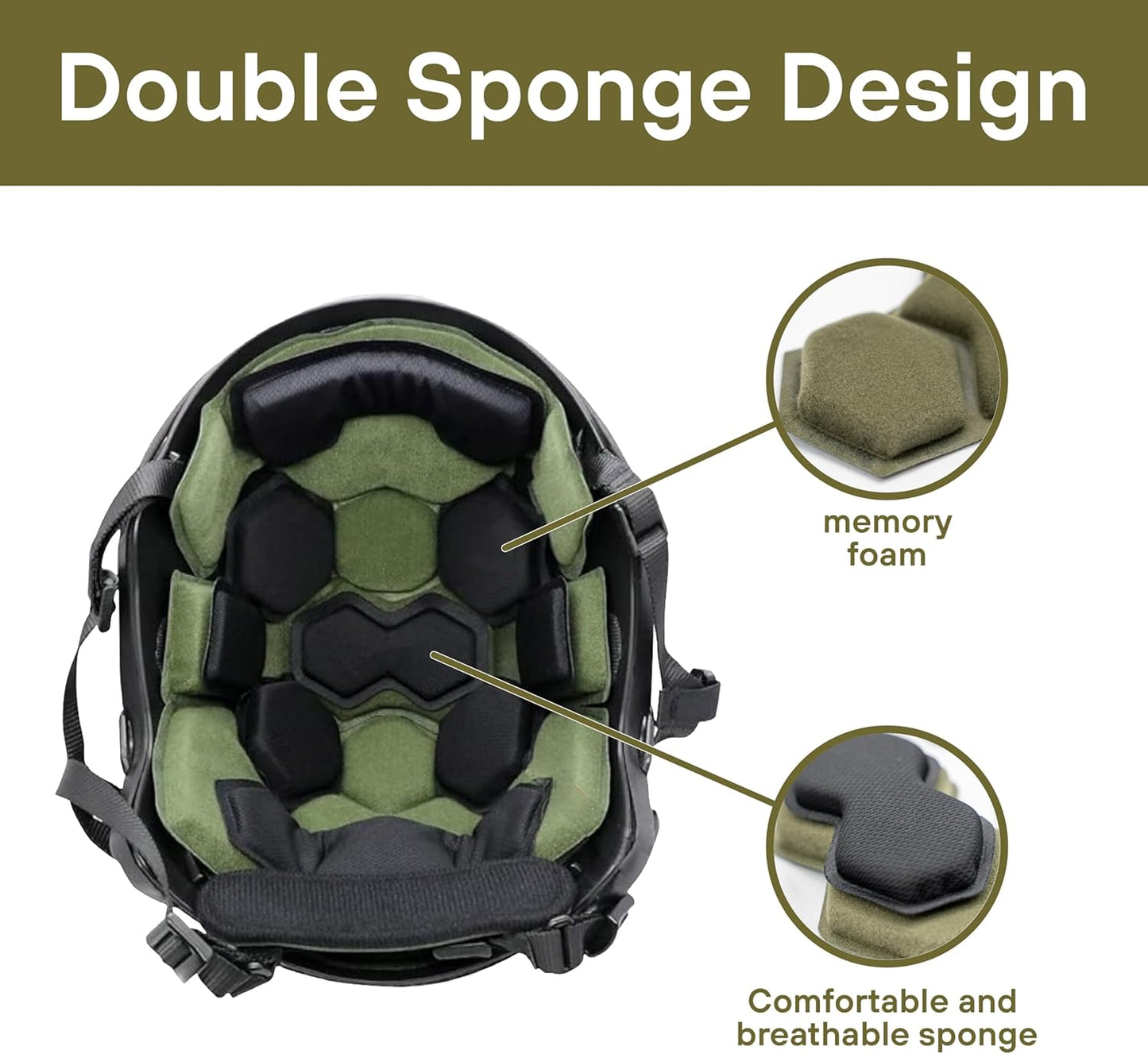 2025 Fast Helmet Protective Pads for Fast Helmet | SF Helmet | EX Helmet
