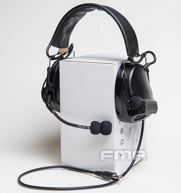 FCS C3 Silicone Ear Protection Headset Tactical Headset Pickup Noise Reduction Headphone for Helmet - FMA