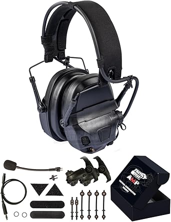 2025 FMA AMP NRR 26dB Digital Tactical Headset | Pickup Noise Reduction Communication Hearing Protection Earmuffs - FMA