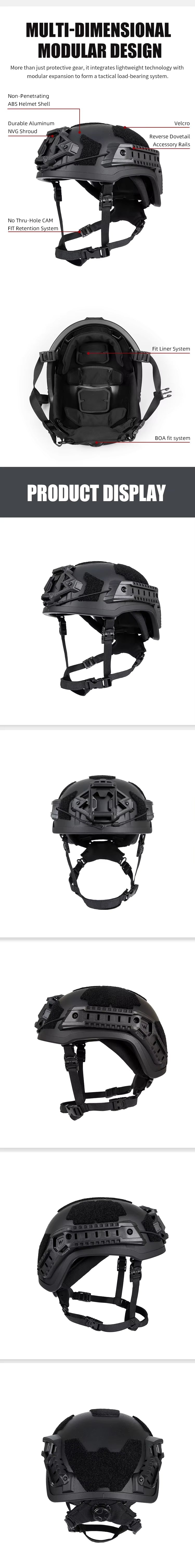 FMA Specialist Ballistic High Cut Helmet - For Dummy, Cosplay, Hobby, Airsoft & Training - FMA