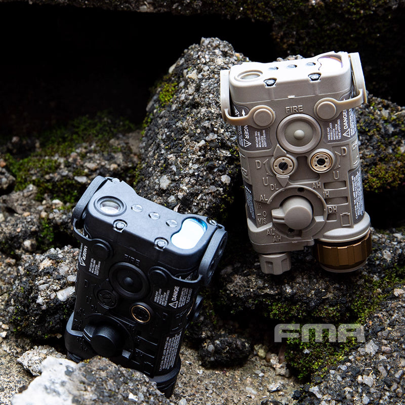 FMA LAB PEQ-NGAL Tactical Laser & LED Module with Battery Box (Airsoft/Replica) - FMA