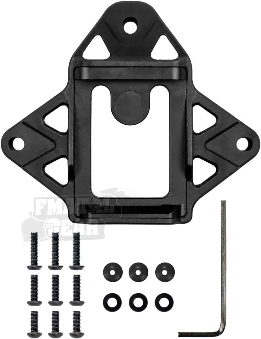 FMA Tactical Helmet NVG Mount Shroud Upgrade Version Sports Camera Bracket Base | for Dummy NVG Sports Camera | Paintball | Airsoft Helmet Accessories
