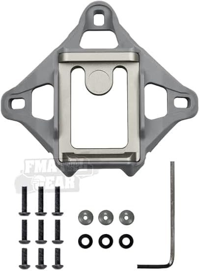 FMA Tactical Helmet NVG Mount Shroud Upgrade Version Sports Camera Bracket Base | for Dummy NVG Sports Camera | Paintball | Airsoft Helmet Accessories