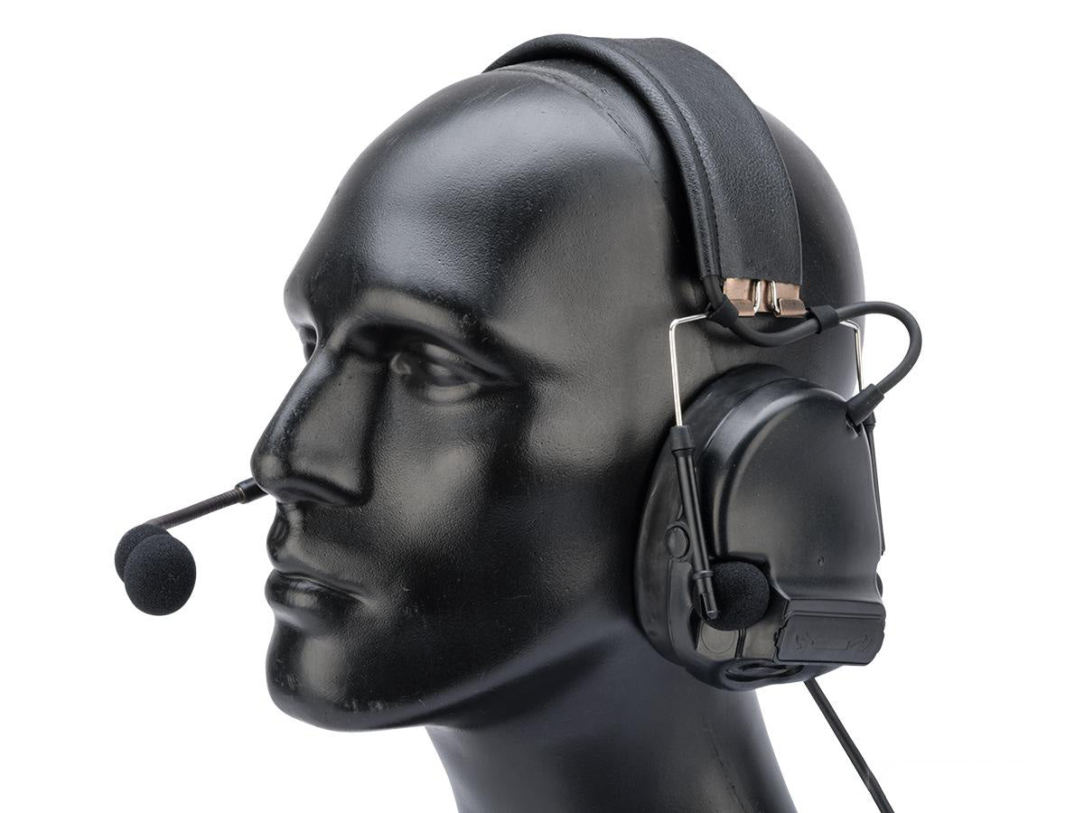 FCS C3 Silicone Ear Protection Headset Tactical Headset Pickup Noise Reduction Headphone for Helmet - FMA