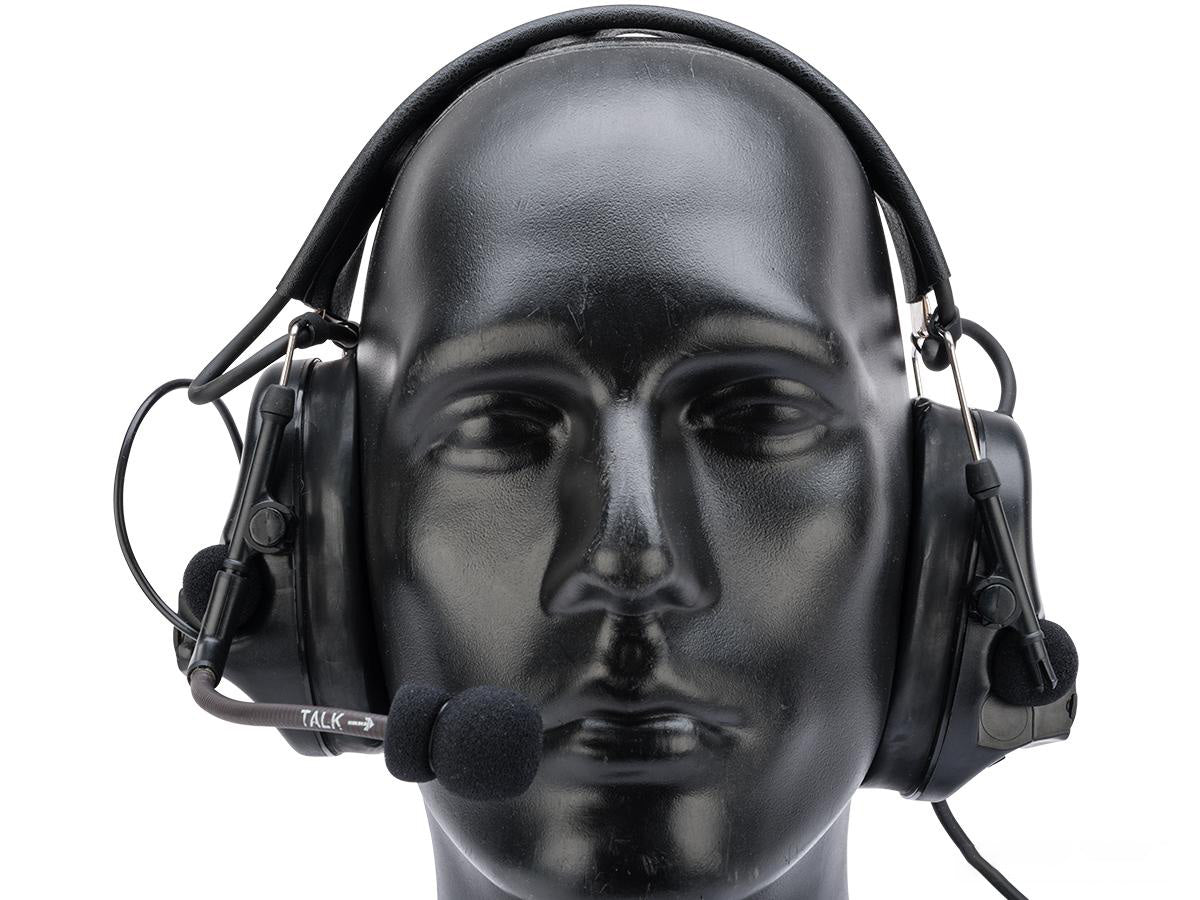 FCS C3 Silicone Ear Protection Headset Tactical Headset Pickup Noise Reduction Headphone for Helmet - FMA