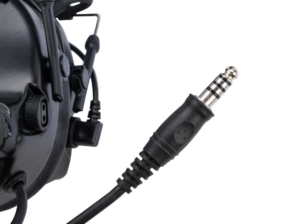 FCS C3 Silicone Ear Protection Headset Tactical Headset Pickup Noise Reduction Headphone for Helmet - FMA