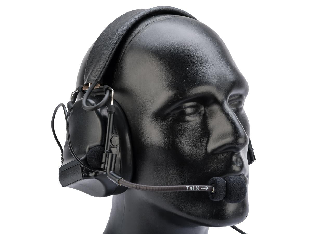 FCS C3 Silicone Ear Protection Headset Tactical Headset Pickup Noise Reduction Headphone for Helmet - FMA