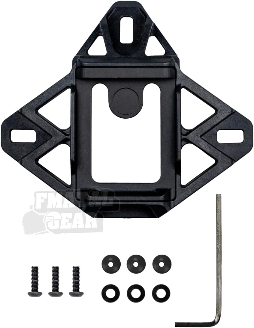 FMA Tactical Helmet NVG Mount Shroud Upgrade Version Sports Camera Bracket Base | for Dummy NVG Sports Camera | Paintball | Airsoft Helmet Accessories