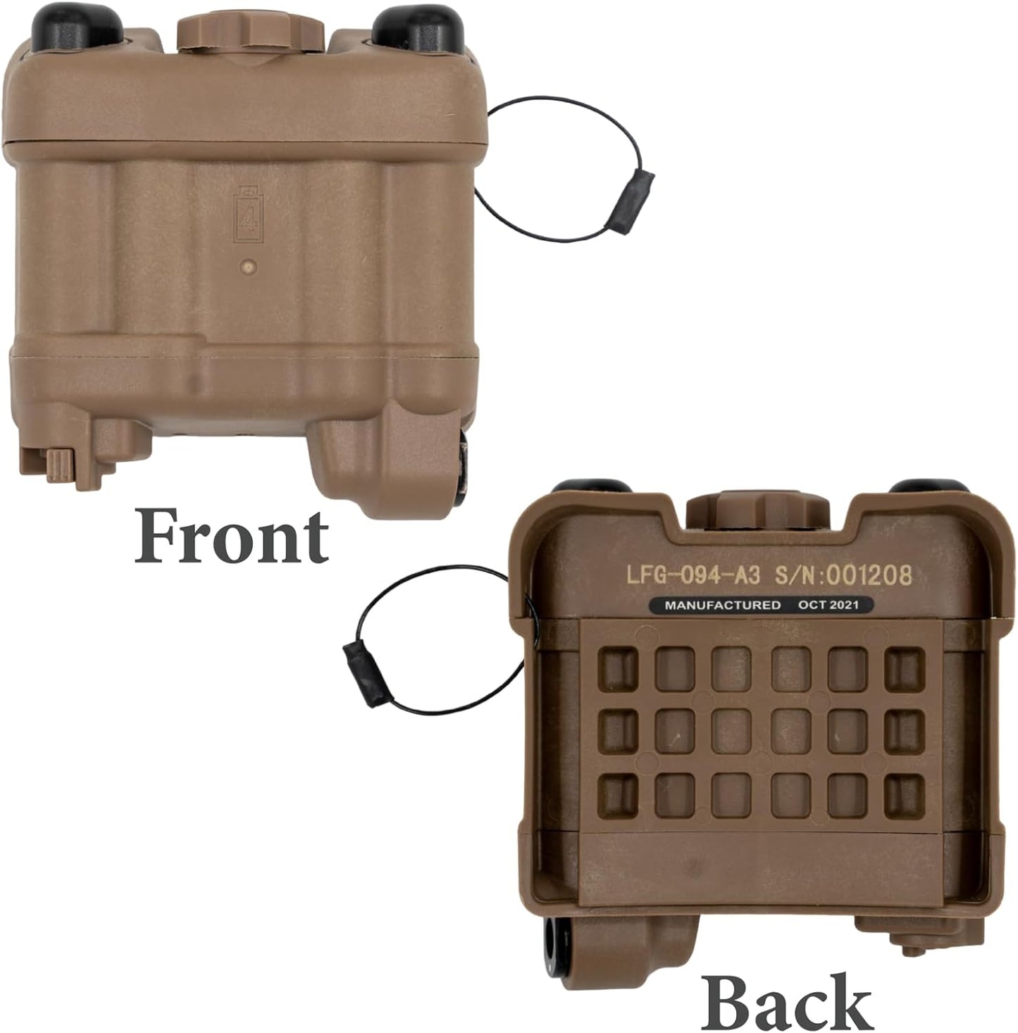 FMATAL GEAR PVS 31 NVG Battery Pack Case with Function for Tactical Helmet NVG  Paintball Airsoft Shooting Hunting Training