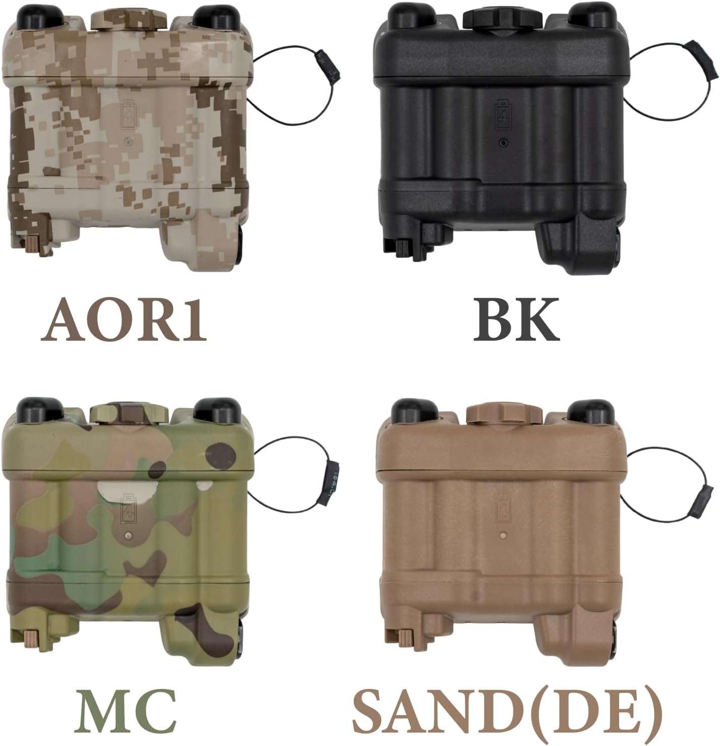 FMATAL GEAR PVS 31 NVG Battery Pack Case with Function for Tactical Helmet NVG  Paintball Airsoft Shooting Hunting Training