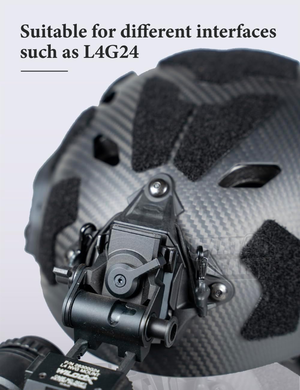 FMA Tactical Helmet NVG Mount Modular Bungee Shroud Sports Camera Bracket Base | for Dummy NVG Sports Camera | Paintball | Airsoft Helmet Accessories