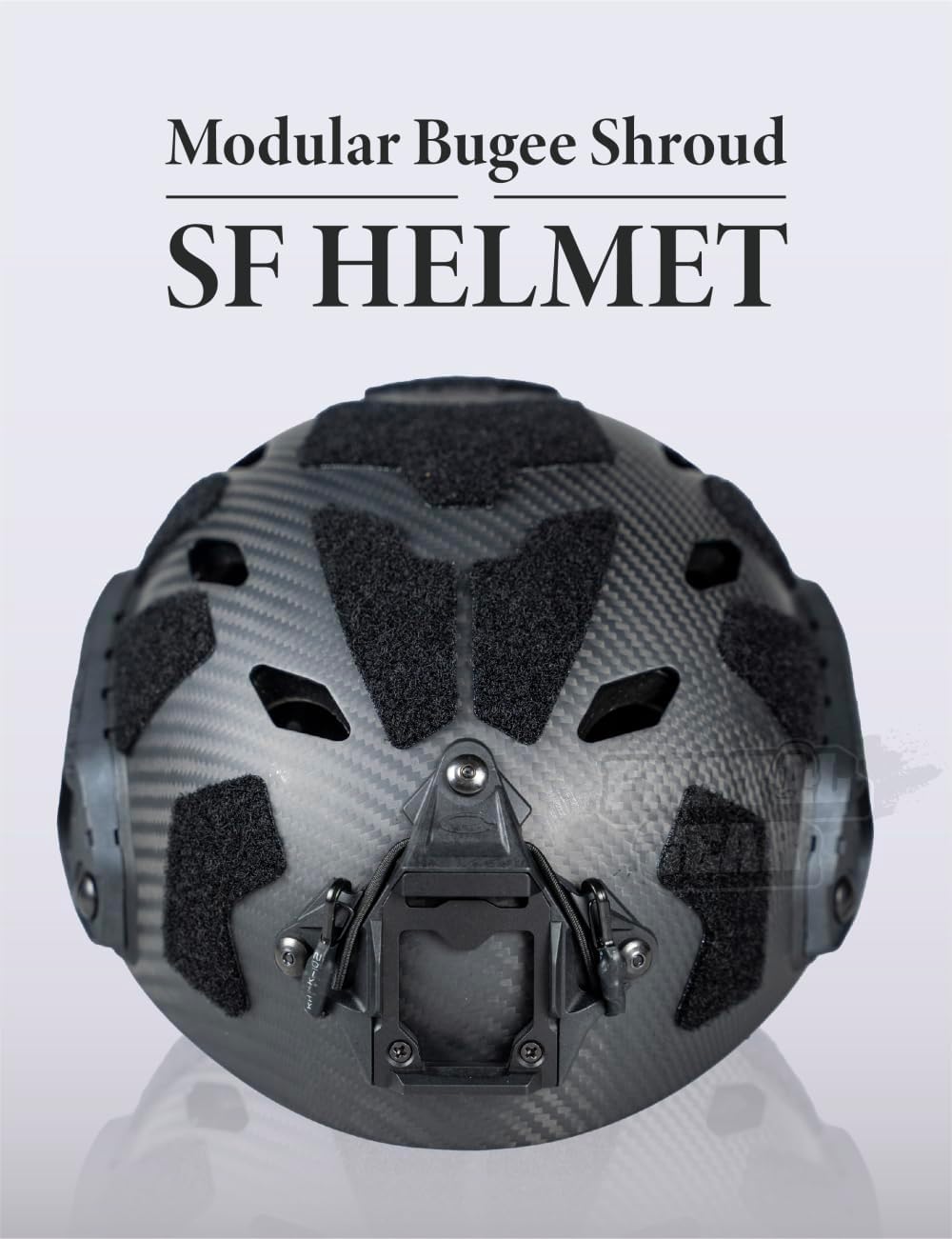 FMA Tactical Helmet NVG Mount Modular Bungee Shroud Sports Camera Bracket Base | for Dummy NVG Sports Camera | Paintball | Airsoft Helmet Accessories