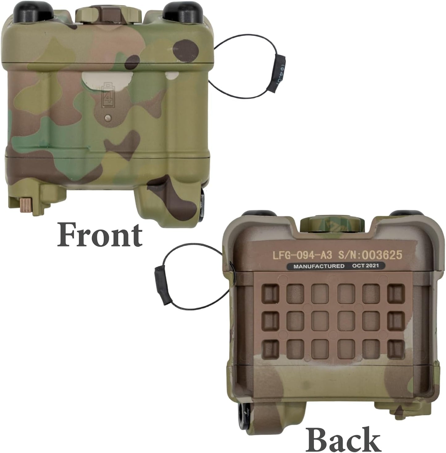 FMATAL GEAR PVS 31 NVG Battery Pack Case with Function for Tactical Helmet NVG  Paintball Airsoft Shooting Hunting Training