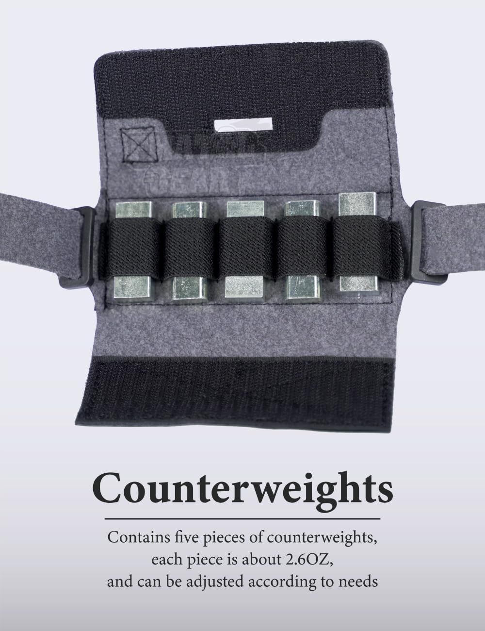 FMA Tactical Helmet Counterbalance Weight Bag, with Five Weight Blocks Helmet Accessories