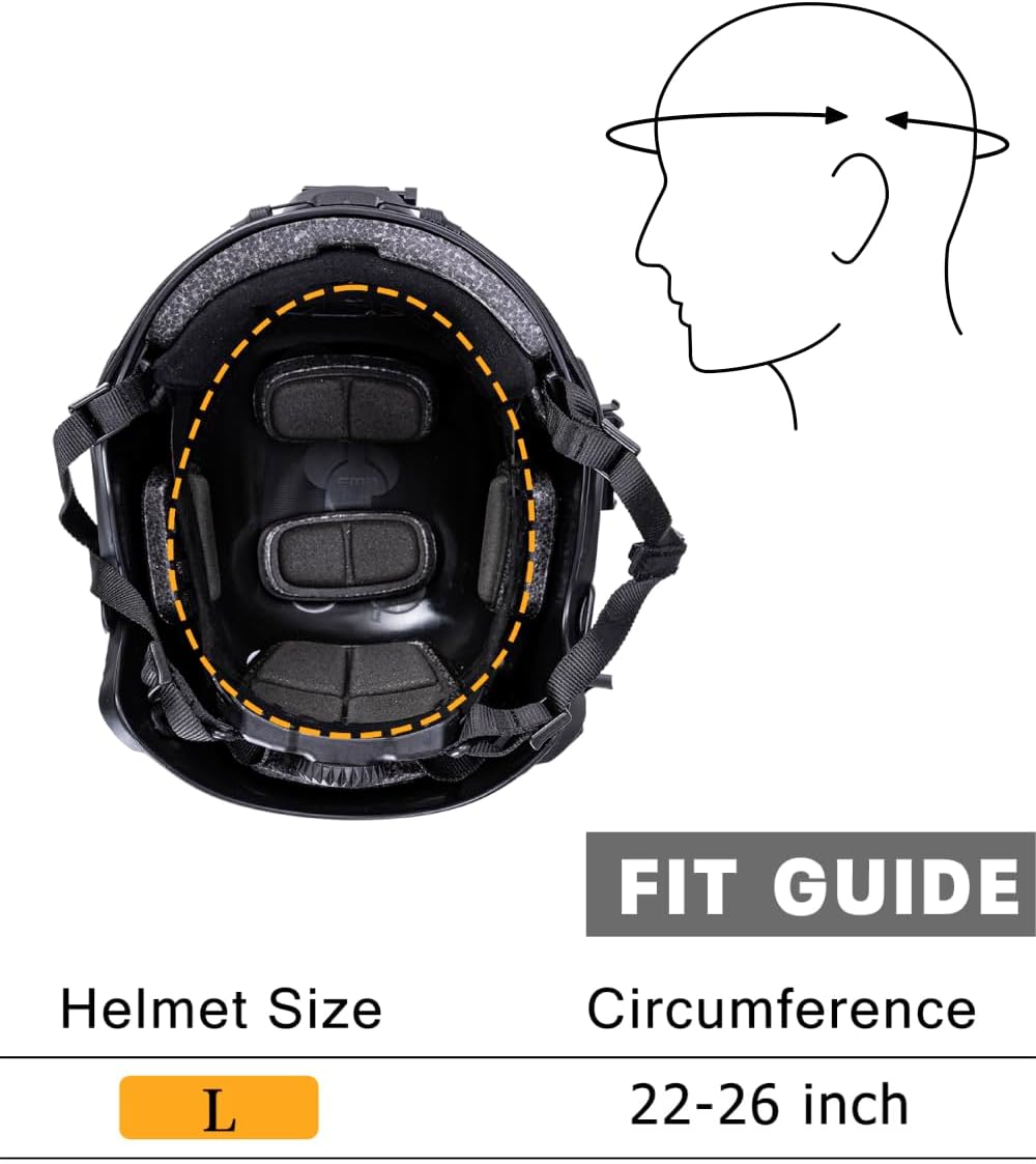 FMA Fast Helmet-BJ Type Airsoft Helmets Tactical Helmet for Paintball Outdoor Sports Hunting Shooting