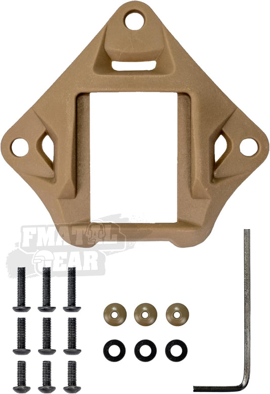 FMA Tactical Helmet NVG Mount Shroud Sports Camera Bracket Base | for Dummy NVG Sports Camera | Paintball | Airsoft