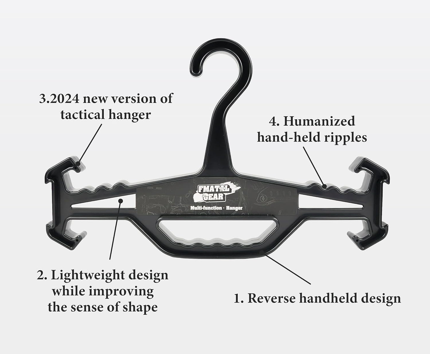 2024 New Version Tactical Multifunction Hanger | Pro Multipurpose Heavy Duty Hanger | 200 lb Capacity | for Paintball Airsoft Gear,Tactical Gear,Scuba.