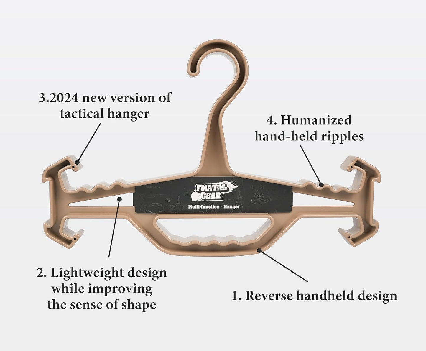 2024 New Version Tactical Multifunction Hanger | Pro Multipurpose Heavy Duty Hanger | 200 lb Capacity | for Paintball Airsoft Gear,Tactical Gear,Scuba.