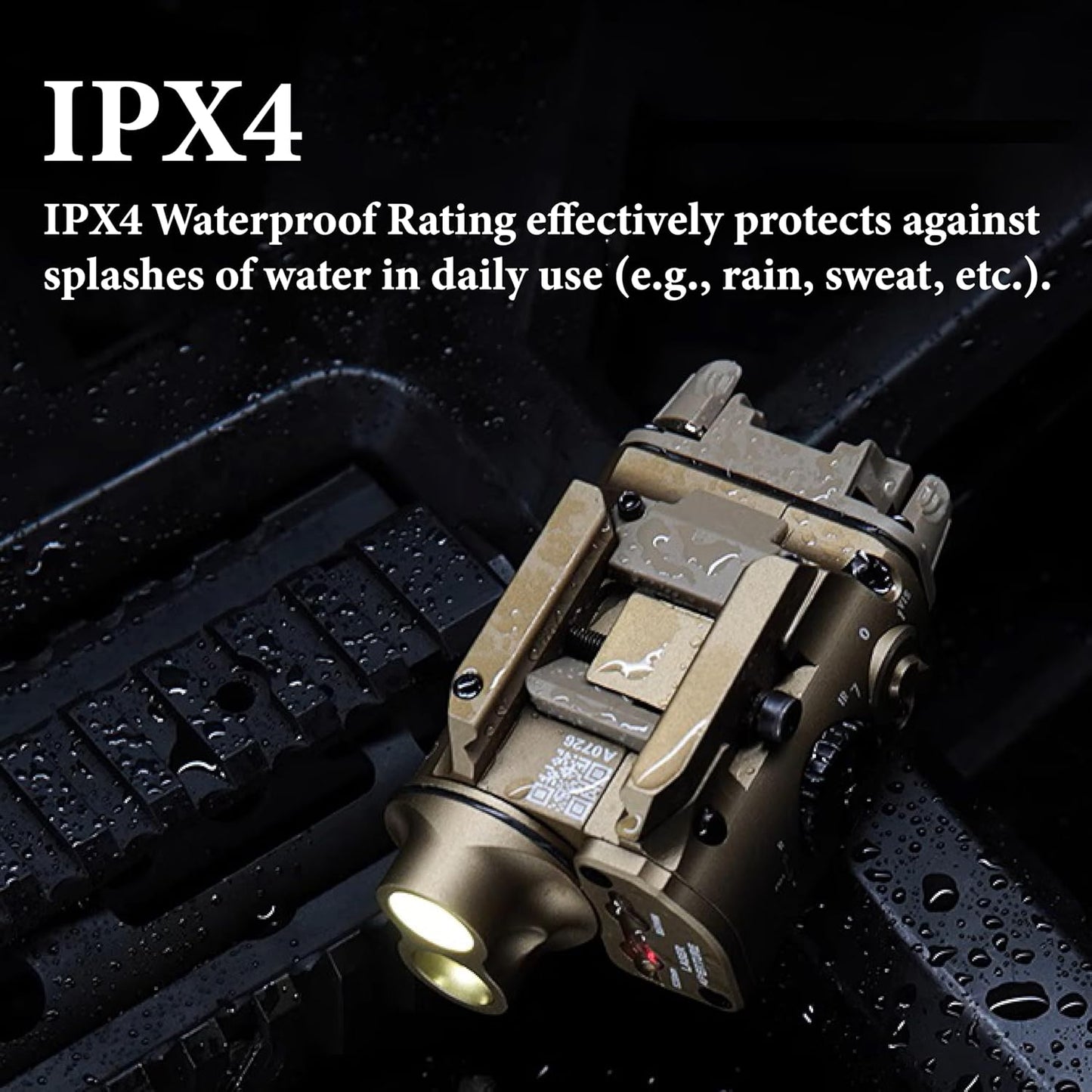 XVL2 Light IR Laser + IR Illum + Red Laser + White LED Flashing Sight for AEG GBB CQB Cosplay | Display