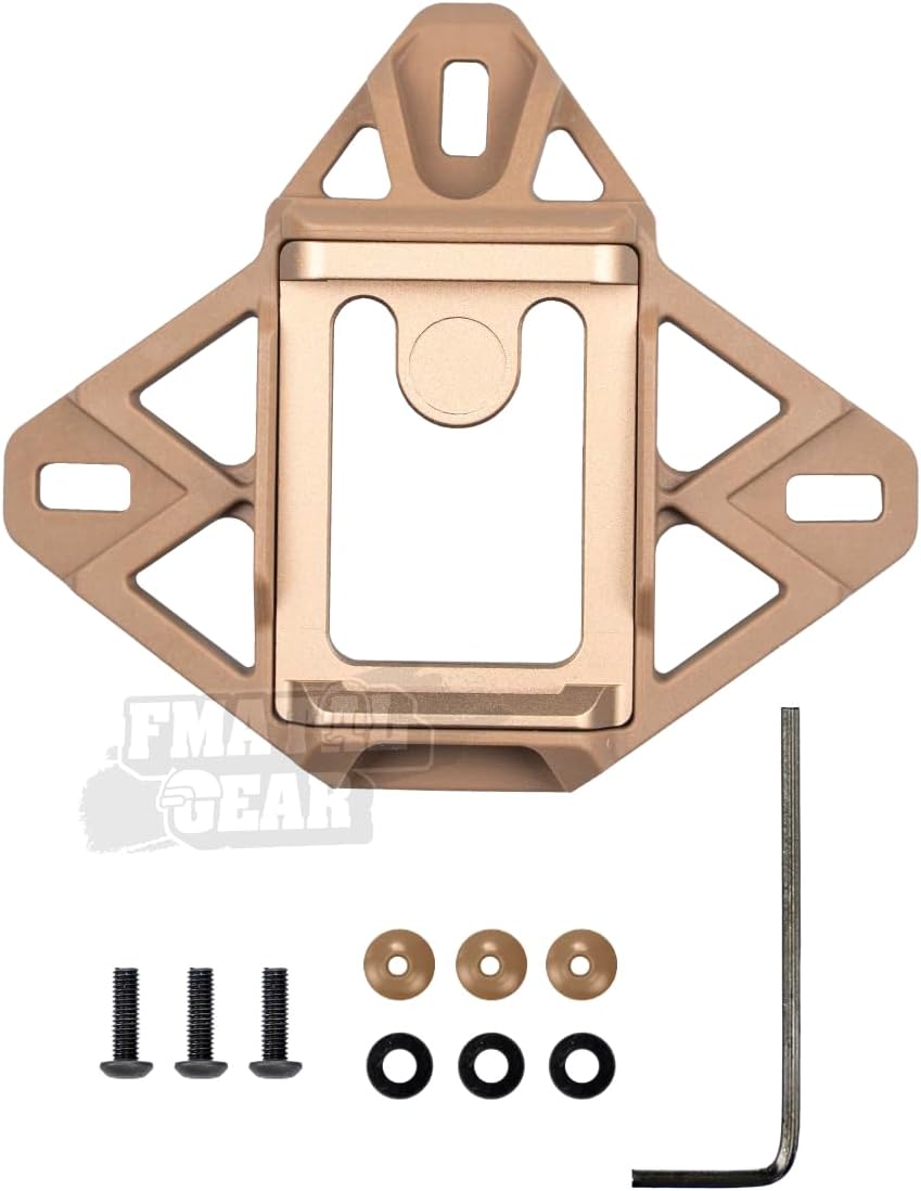 FMA Tactical Helmet NVG Mount Shroud Upgrade Version Sports Camera Bracket Base | for Dummy NVG Sports Camera | Paintball | Airsoft Helmet Accessories