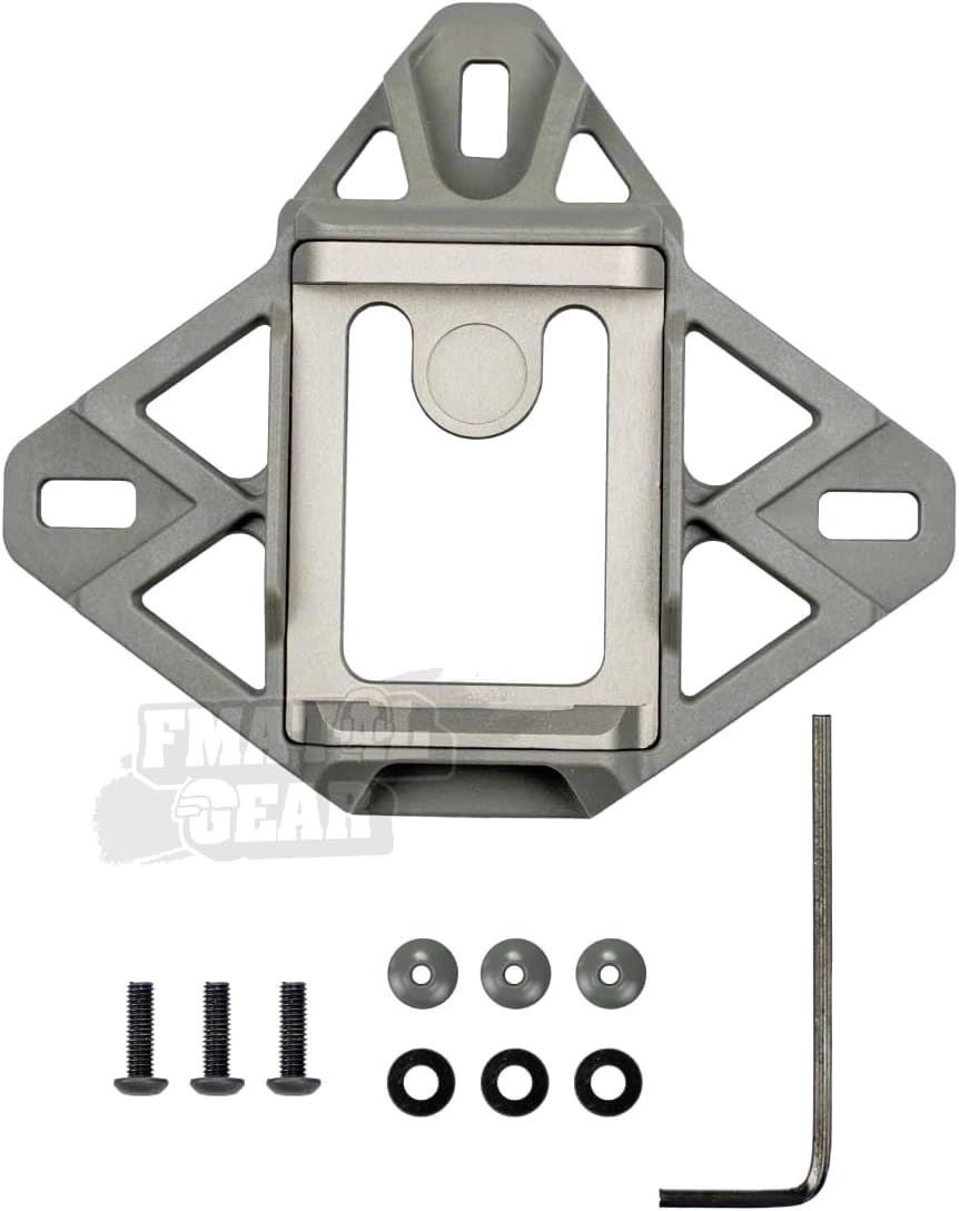 FMA Tactical Helmet NVG Mount Shroud Upgrade Version Sports Camera Bracket Base | for Dummy NVG Sports Camera | Paintball | Airsoft Helmet Accessories
