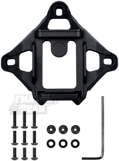 FMA Tactical Helmet NVG Mount Shroud Upgrade Version Sports Camera Bracket Base | for Dummy NVG Sports Camera | Paintball | Airsoft Helmet Accessories
