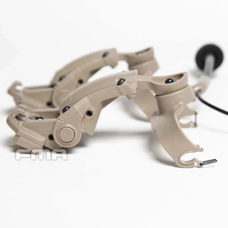 FMA Tactical Headset COMTAC II III Helmet ARC Rail Bracket Adapter